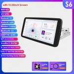10,33 colio Hizpo automobilinis radijas 360&deg; pasukamas 1din Carplay S6 8Core 6G 64G