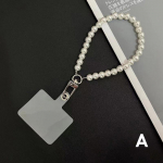 Mobiliojo telefono dirželis kryžiuotas kaklo vėrinys grandinėlė perlinis dirželis apsauga nuo pametimo diržas