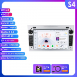 Hizpo Android 14 Automobilio radijas DSP Belaidis Carplay Auto Opel Astra H J 2004 Vectra Vauxhall Antara Zafira Corsa C D Vivaro Meriva Veda S S4 8Core 4G 32G