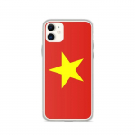Dėklas iPhone - PIXELFORMA - iPhone 11 - Vietnamo vėliava - Mink&scaron;tas silikonas - Lengvas dizainas