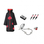 Mados anime Naruto Akatsuki / Uchiha Itachi kostiumas, kostiumas Helovinas Kalėdų skausmas apsiaustas Cape XXS
