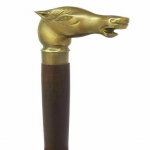 Antikvarinio stiliaus Viktorijos laikų vintažinė dizainerio žalvario rankena lazda medinė vaik&scaron;čiojimo lazda M