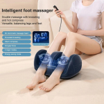 Super didelis elektrinis pėdų ir kojų masažuoklis giliųjų audinių Shiatsu minkymas Atpalaiduojantis &scaron;ildomas volelis blauzdų Streso mažinimas Priežiūra Pėdos Ma&scaron;inos įrankis US Plug