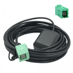 [Gn659] GPS antenos jungtis Kvadratinė forma &Scaron;viesiai žalia Toyota Daihatsu Eclipse Kenwood AVN-D10 AVN-D10W Light green square coupler juoda
