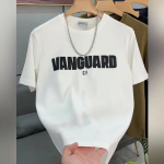 Vasaros mados sunkiasvoriai retro vyri&scaron;ki angli&scaron;kos raidės 100 % medvilnė, marginta apvaliu kaklu Auk&scaron;tos kokybės laisvalaikio fitneso gatvės mar&scaron;kinėliai 4XL