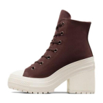 Converse Chuck 70 De Luxe Suede Lace-up Block Heel Auk&scaron;takulniai Moteri&scaron;ki Žemės Rudumo 42.5 black