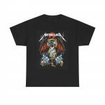 Metallica mar&scaron;kinėliai vintažiniai roko retro metalo grafiniai unisex sunkios medvilnės mar&scaron;kinėliai L