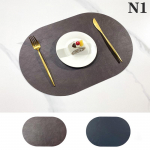 Odinis padėkliukas, ovalus, alyvai atsparus stalo kilimėlis Namų valgomojo virtuvės stalo padėkliuko dizainas valgomojo vandeniui atsparus kar&scaron;čiui atsparus namų dekoras