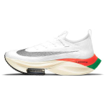Nike Air Zoom Alphafly Next% Kenija Unisex Sportbačiai Balti Laimės Žali Raudoni Čilės Raudonumo DD8877-101 38.5