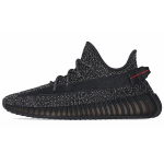 adidas Yeezy Boost 350 V2 Juodi Atspindintys Unisex Sportbačiai FU9007 45⅓ black