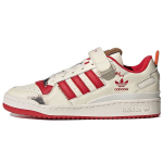 Vienas namuose x adidas Forum Low Unisex sportbačiai Raudoni Kreminiai-Balti Kolegi&scaron;ki Raudoni GZ4378 41⅓
