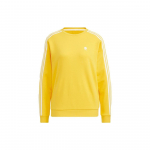 Adidas Neo su trimis juostelėmis, laisvo kirpimo gobtuvas, moteri&scaron;kas gobtuvas, saulėlydžio geltonas HM7417 XL
