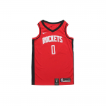 Nike NBA Hjustono &bdquo;Rockets&ldquo; Russellas Westbrookas Nr.. 0 I&scaron;vykos krep&scaron;inio mar&scaron;kinėliai Vyri&scaron;ki mar&scaron;kinėliai Raudoni BV7992-662 S