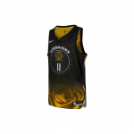 Nike Golden State Warriors City Edition Krep&scaron;inio mar&scaron;kinėliai Unisex Vir&scaron;utiniai drabužiai Juodi DO9593-011 S