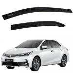 14-18 Corolla Akrilinis lietaus deflektorius 2014-2018 Corolla Rain Shield juoda