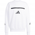 Adidas ZNE. Tikroji Gydymo Serija FW24 Megztinis Patogus Sportinis Laisvalaikio Puloveris Ilgomis Rankovėmis Amerikieti&scaron;kas Gobtuvukas Vyri&scaron;kas Megztinis Baltas JF2451 XL