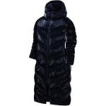 Nike Sportswear Therma-FIT Laisvas su gobtuvu Blizgus &Scaron;iltas Užsegamas Užtrauktuku Medvilninis Striukė Moteri&scaron;kos striukės Juoda FV7828-010 XS