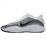 Nike GT. Hustle Academy EP Patogūs Patvarūs Neslystantys Atsparūs Dėvėjimuisi Žemo Aulo Krep&scaron;inio Batai Vyrams kedai Balti Pilki FJ7808-102 43