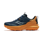Saucony Blaze Tr Patogūs Patvarūs Žemi Bėgimo Bateliai Vyri&scaron;ki Sportbačiai Tamsiai Mėlyni Oranžiniai S20845-214 46