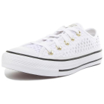 Converse Chuck Classic All Star Patogūs Neslystantys Patvarūs Žemi Kateboardo Batai Moteri&scaron;ki Kedai Balti 565495C 40