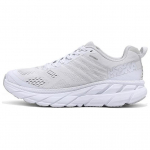 Hoka One One Clifton 6 Žemi Bėgimo Bateliai Vyri&scaron;ki Sportbačiai Balti 1102872-BWWH 43
