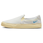 Nike Court Legacy Slip On Patogūs kvėpuojantys žemi krep&scaron;inio/riedlenčių bateliai Moteri&scaron;ki kedai Balti FJ5442-133 36.5