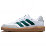 Adidas Courtblock Patogūs Patvarūs Kvėpuojantys Žemi Teniso Batai Vyri&scaron;ki Sportbačiai Balti Žali IF6505 44⅔
