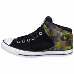 Converse Chuck Taylor All Star High Street Mados Auk&scaron;takulniai Drobės Batai Unisex Sportbačiai Juodi 168724F 45