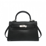 Kar&scaron;tas Antros Kartos Be Pūkų Tikros Odos Rankinė Auk&scaron;tos Klasės Mados Moteri&scaron;ka Mini Rankinė Su Tekstūra Tote Rankinė 22x7x15cm