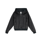 Nike NSW NK CHLL VLR FZ Hoody Vienspalvis Universalus Patogus Mink&scaron;tas Ilgomis Rankovėmis Striukė Moteri&scaron;kos striukės Juoda HJ0958010 L black
