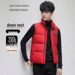 SNOWFLYING Men's Stand-Collar Down Vest M