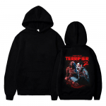 Art Crispies Terrifier Clown Hoodies Drabužiai Vyrai Moterys Apranga Megztinis Madingas Retro Siaubo Hoody Spausdinta Palaidinė Vir&scaron;utinė dalis Oversize S black