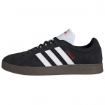 Adidas Vl Court Lifestyle Skate Batai 'Juodi Balti Guminiai' Sportbačiai HQ1801 39⅓