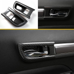 My good car 4 pieces/set Automobile door inner handle decorative frame for Renault Koleos Samsung QM6 Stainlessstee silver