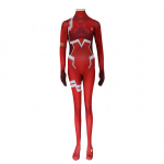 Zero Two Cosplay Kostiumas Rožinis Perukas Anime COSPLAY Darling In The Franxx 02 Seksualus Kūno Kostiumas Kombinezonas Moterims Helovino Kostiumai M