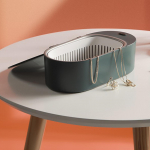 Profesionalus ultragarsinis ploviklis akiniams, monetoms, papuo&scaron;alams valyti, baltas žalia