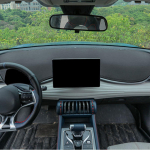 BYD ATTO 3 automobilio prietaisų skydelis su neslystančia technologija juoda