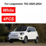 Skirta Leapmotor T03 Priedai  2024 4 VNT Priekiniai purvo apsaugai Galiniai purvo atmu&scaron;ėjai Ratlankiai Automobilio Priedai balta