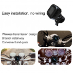 Belaidė TPMS Motociklo Padangų Slėgio Stebėjimo Sistema Realaus Laiko Padangų Slėgio Monitorius LCD Ekranas Su Vandeniui, Dulkėms Atspariu Dizainu Saugiam Kuro
