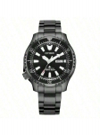 Citizen Vyri&scaron;kas mechaninis juodas NY0135-80EB juoda