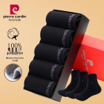 Pierre Cardin Vyri&scaron;kos verslo kojinės i&scaron; grynos medvilnės, vidutinio ilgio iki blauzdos - 5 poros One Size (Mid-Calf)