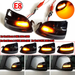 2 vnt. Automobilio LED Posūkio Signalo Lemputė Dinaminė Sekvencinė Veidrodžio Galinio Vaizdo Indikatorius Posūkis Ford Focus 2 MK2 C-MAX 2007 2008-2010