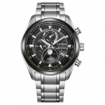 CITIZEN 100m atsparus vandeniui Kvarcinis mechanizmas Super Titano apyrankė Laikrodis Vyri&scaron;ki Laikrodžiai Juodas ciferblatas BY1018-80E Black Dial