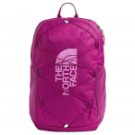 &bdquo;The North Face Jester 24.6L&ldquo; kuprinė su logotipu ir užtrauktuku lauke, perdirbto poliesterio, tamsiai mėlyno ir drakono vaisių spalvos, vaiki&scaron;ka kuprinė NF0A52VY0OX Deep Mulberry Blend with Dragon Fruit