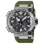 CASIO FROGMAN Nardymo kolekcija 200m atsparumas vandeniui Saulės energija Kvarcinis mechanizmas Guminis dirželis Laikrodis MRG-BF1000RG-3A Black Dial gray