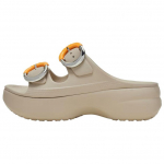 Crocs &Scaron;e&scaron;tadienio Laisvalaikio Paprasti &Scaron;lepetės Moteri&scaron;kos Basutės Smėlio spalvos 213246-2NM 37-38