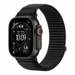 Dirželis Apple Watch Ultra 3 Juostelės iwatch 49mm 44mm 40mm 42mm 46mm 41mm 45mm Nailono kilpa correa Apyrankė serija 10 9 8 7 2 Se 11 42 44 45 49 S10-46mm juoda