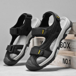 Vasariniai vyri&scaron;ki sandalai Natūralios odos vyri&scaron;ki laisvalaikio batai lauko vyri&scaron;ki odiniai sandalai vyrams paplūdimio batai romėni&scaron;ki batai 39