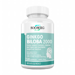 Ginkgo lapų ekstrakto kapsulės 2000 mg &mdash; Didelės koncentracijos, ekologi&scaron;kas ir natūralus maisto papildas &mdash; 120 kapsulių 120 Capsules
