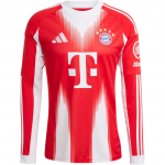 Adidas Free Shipping With AdiClub Fc Bayern 25/26 Long Sleeve Home Jersey JP3689 2XL red